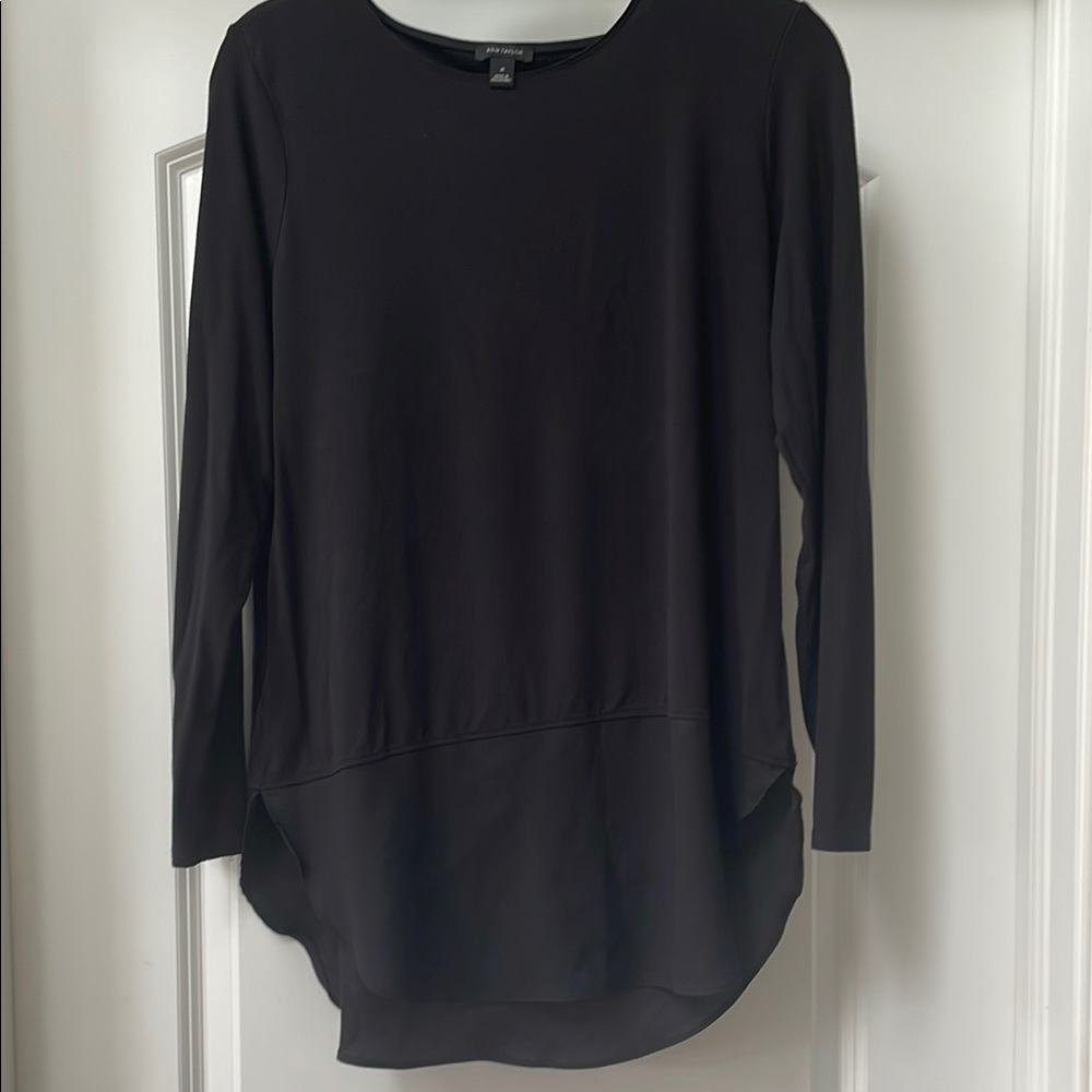 Elegant Black Long Sleeve Top